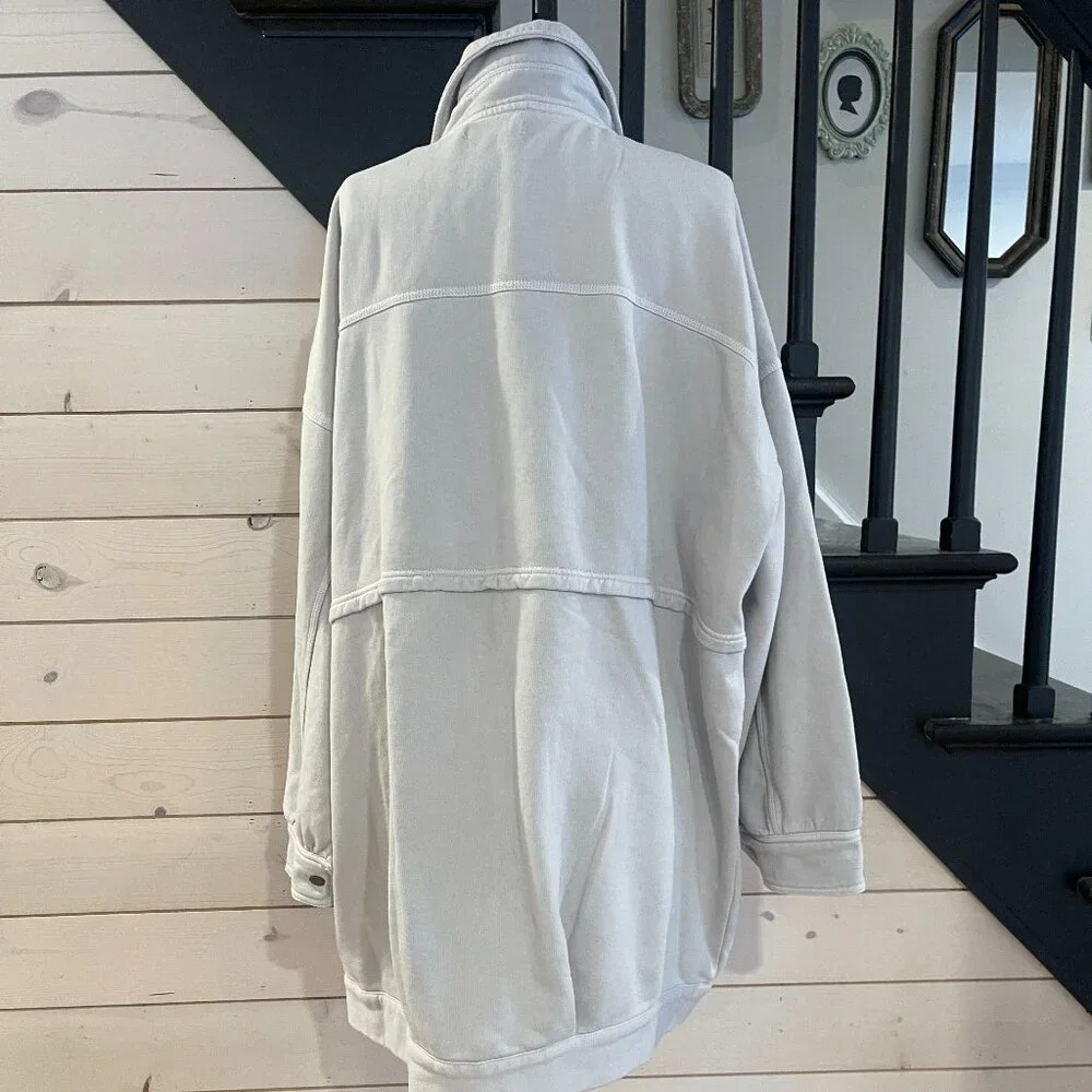 016  We The Free Dawson Chore Sweatshirt Shacket Nimbus Cloud NWOT Size X Large - Picture 7 of 8